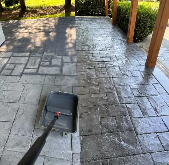 Seal coating project 1