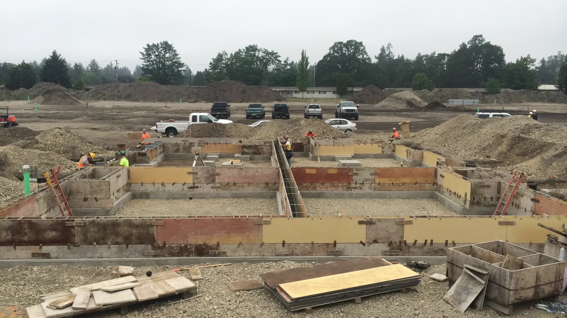 Structural concrete walls