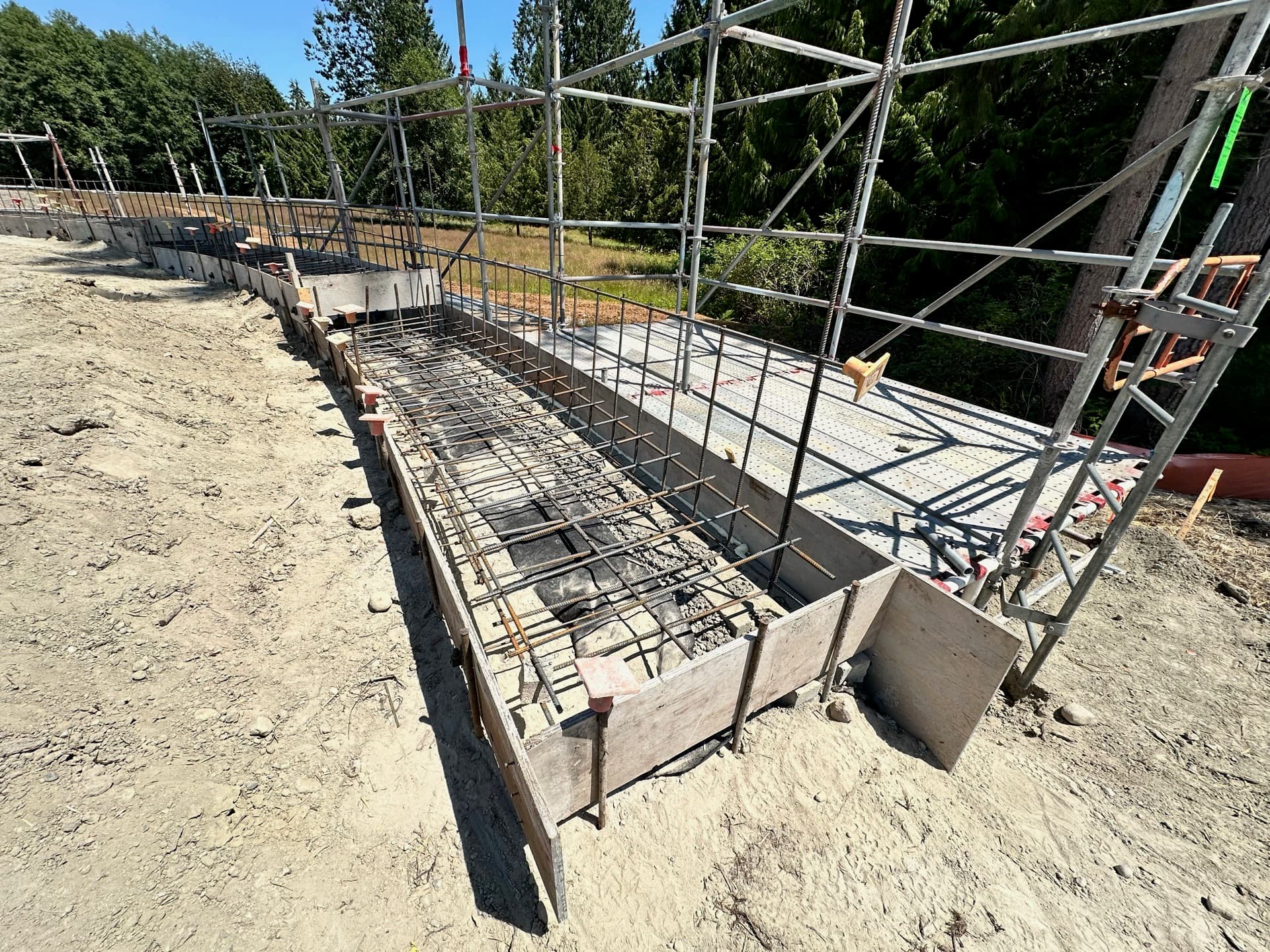 Concrete footings project 7